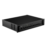 XIDLY Préamplificateur audio en rack PA de bonne qualité avec entrée auxiliaire à 5 entrées micro