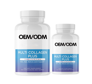 Suplementos de colágeno múltiple para apoyar la piel del cabello, uñas, articulaciones, Colágeno Hidrolizado para mujeres con tipos I, II, III, V y X - Product Image 1