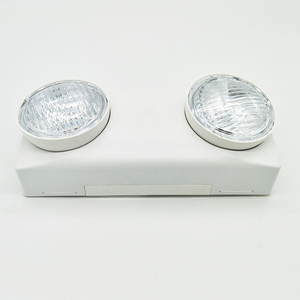Lámpara DE EMERGENCIA LED, tablero de señal de salida de incendios, recargable, montado en la pared, 6W, luz de emergencia de doble punto - Product Image 1