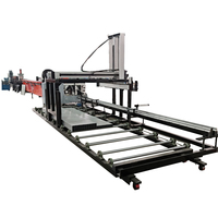 Machine de fabrication de goujons en métal pour cloisons sèches CD UD UW CW entièrement automatique Machine de formage de rouleaux d'acier à goujon et piste