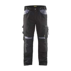 BLAKLADER - 155618609994C62 <b>Trousers</b> without nail pockets <b>Black</b>/Grey - EAN 7330509594735 <b>WORK</b> <b>TROUSERS</b> <b>CARGO</b> <b>WORK</b> <b>TROUSERS</b> - Product Image 1