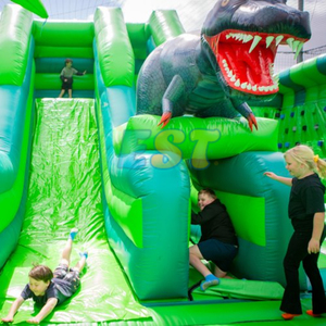 Parque <span class=keywords><strong>de</strong></span> salto inflable <span class=keywords><strong>de</strong></span> aventura, carrera <span class=keywords><strong>de</strong></span> obstáculos, casa <span class=keywords><strong>de</strong></span> rebote, parque infantil <span class=keywords><strong>de</strong></span> <span class=keywords><strong>dinosaurios</strong></span> inflable, <span class=keywords><strong>parques</strong></span> temáticos grandes al aire libre para niños - Product Image 5