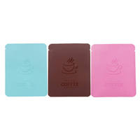 Petite pochette personnalisée à trois joints latéraux Feuille d'aluminium plat en plastique vide Sachet de thé Mini Sachet de thé Sacs d'emballage