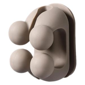 FaSoLa Multi Purpose Silicone Wall Hooks Punch Free Round Shape Universal For Kitchen Office Storage - Product Image 1