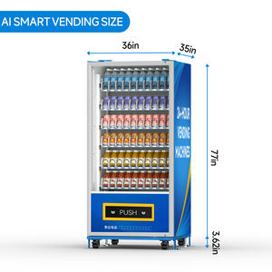 Zhi Gou Tech Vente Chaude Distributeur Automatique de Snacks et de Boissons à Grande Capacité 24 Heures Gestion Basée sur le <span class=keywords><strong>Cloud</strong></span> - Product Image 2