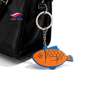 龙之宇20年定制2D/3D软质PVC钥匙扣供应商UV印刷促销礼品钥匙圈软胶钥匙扣 - Product Image 2