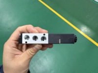 Vannes solénoïdes pneumatiques 4V110-06 4V110-M5 2 positions 5 ports, vanne de commande pneumatique pour petite ligne de montage