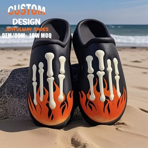 Thấp moq thiết kế bộ xương con La Spider Net Dép chống trượt đóng ngón chân con La biểu tượng tùy chỉnh Guốc ngoài trời nhà Dép - Product Image 2
