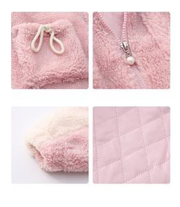 Abbigliamento all'Ingrosso per Bambini, Giacca Invernale Calda alla Moda per Ragazze, Cappotti Imbottiti in <span class=keywords><strong>Pelliccia</strong></span> - Product Image 5