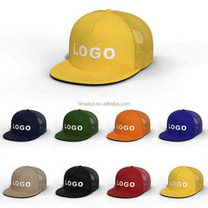 Casquettes Trucker Richardson 112 à visière plate, personnalisables avec logo brodé ou imprimé, en tissu uni, Dobby, à pois, Oxford ou imprimé léopard, avec fermeture Snapback - Product Image 1
