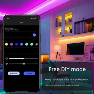 ไฟ LED แถบอัจฉริยะ OEM ผลิตภัณฑ์ใหม่ ราคาดี ไฟ LED แถบอัจฉริยะแบบนีออนสำหรับตกแต่งผนัง - Product Image 4