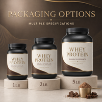 Poudre de protéines personnalisée OEM pour augmenter la croissance musculaire, saveur personnalisée, 2 lb, isolat de protéines de lactosérum Gold Standard au chocolat