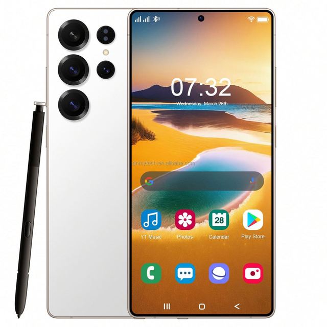 S25 5G Smartphone High-Capacity 2TB Storage 22GB RAM 7.3 Inch HD Display 108MP Rear Camera Dual SIM MTK 8000mAh Android 14