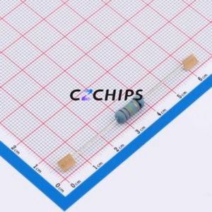 ตัวต้านทานผ่านรูแบบ MGR01WJ0124A10ผ่านชิ้นส่วนรู (THT) D4xL11.5mm กระจกเคลือบ120Kohm 5% 1W - Product Image 2