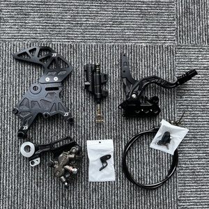 Pédale de frein arrière CNC en aluminium 7075 pour Surron Light Bee avec embout pliable réglable pour modification de moto électrique tout-terrain LBX - Product Image 1