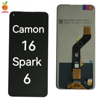 Écran lcd de téléphone portable pour écran Tecno CE7 KE7 pour écran Lcd Spark 6 pour écran d'affichage Tecno LD7 pour Tecno Camon 16 lcd