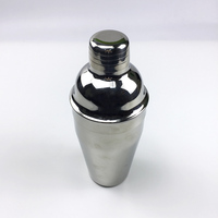 Nouveau modèle de shaker à cocktails en acier inoxydable, verre à cocktail, ensemble de shaker à trois étapes, shaker Boston en acier inoxydable