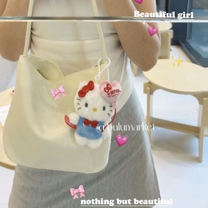 En stock Sanrioo Hello KT Pendentif en peluche Mignon Porte-clés Poupée Ornement de sac Mini cadeau tendance Jouets - Product Image 5
