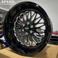 Jantes chromées à rebord profond 24x12 24x14 26x14 8x165.1 8x6.5 pour camions Dodge Ram 2500 3500 et GMC Sierra 2500HD, polies sur mesure