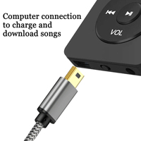 Cable mini USB, cable de carga de cargador trenzado duradero de 2 a mini-b para GPS de Garmin, controlador PS3, cámara Canon, para el uso en el hogar,