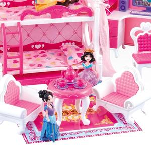 Diy Toy Dollhouse Miniatura Juegos <span class=keywords><strong>de</strong></span> rol Dormitorio Princesa Casa <span class=keywords><strong>de</strong></span> muñecas y accesorios - Product Image 2