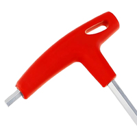 Clé Allen hexagonale en acier au carbone de haute qualité, type T, jeu de clés Allen de 2 mm à 10 mm avec poignée en T et clé à tête sphérique allongée