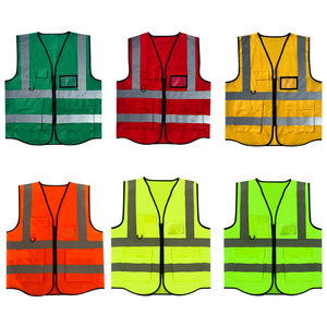 Chaleco de Seguridad Personalizado con Logotipo Impreso, Chaleco de Seguridad para Voluntarios con Cremallera, Chaleco de Seguridad de Verano Personalizado con Logotipo - Product Image 1