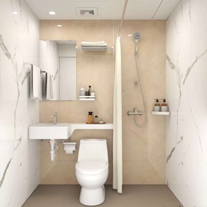 Nuevo Baño Prefabricado Portátil con Ducha, Cuarto <span class=keywords><strong>Modular</strong></span> con Inodoro, Cuarto de Ducha Portátil Rectangular. - Product Image 6