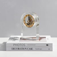 Horloge murale moderne en cristal makka et horloge tour modèle souvenir