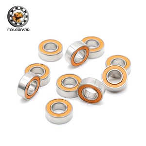 ตลับลูกปืนเม็ดกลมร่องลึก Flyleopard 695 2RS ขนาด 5x13x4 มม. ผลิตจากเหล็กโครเมียม มาตรฐานเมตริก P0 แบบซีล สำหรับมอเตอร์ความเร็วสูง - Product Image 2