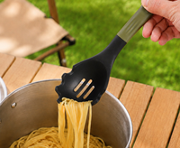 Mini ensemble d'ustensiles de barbecue en silicone pliables en 4 pièces, outils de cuisine portables résistants à la chaleur pour le camping et la cuisine