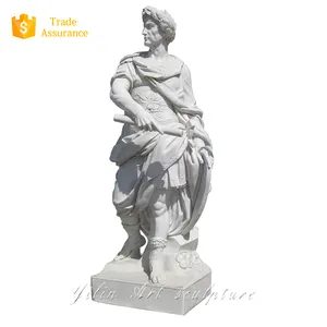出售白色大理石罗马雕像