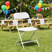 Ensemble de table et de chaises pliantes en plastique blanc de haute qualité pour les événements, location de fête de jardin, 6 pieds, balcon, durable, HDPE, banquet, tréteau