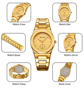 Trendy fresh ladies watch with multiple colors pastel pink blue and gold elegant finishes Professional OEM ODM with fast pack - Product Image 3
