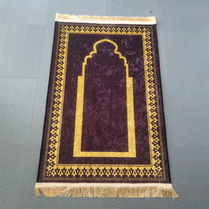 Turquie style arabe voyage impression pliable luxe tapis de prière Namaz Sajjadah musulman tapis de prière turc islamique Seccade tapis - Product Image 6
