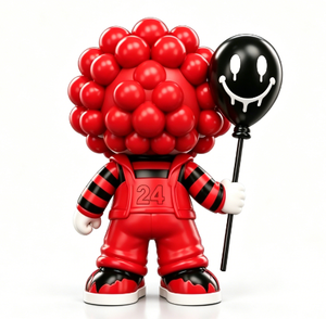 Figurine de clown en PVC moulée par injection, personnalisée OEM, jouet en plastique, décoration de bureau, ornement de collection - Product Image 5