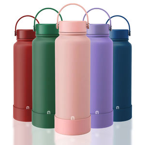 Botella Deportiva de Acero Inoxidable de Doble Pared con Logotipo Personalizado, Vaso para Agua Fría y Caliente con Funda de Silicona - Product Image 4