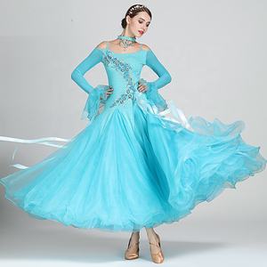 Hermoso vestido <span class=keywords><strong>de</strong></span> baile <span class=keywords><strong>de</strong></span> vals <span class=keywords><strong>Tango</strong></span> baile moderno baile <span class=keywords><strong>de</strong></span> salón traje <span class=keywords><strong>de</strong></span> actuación - Product Image 2