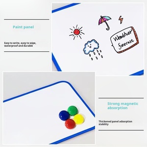 Tableau blanc effaçable à sec Y622 avec cadres colorés, tableau d'écriture portable, étiquette de marque personnalisée, mini tableau en papier pour enfants YUCHUAN LPW123 - Product Image 3