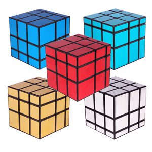 Yuxin Black Kirin 3x3 <b>Mirror</b> Cube Smooth Speed Spinning Magic Puzzle For Kids Beginners Brain Boosting Toy - Product Image 1