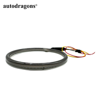 Feux de circulation diurne pour voiture DRL Angle Eyes Led Ring LED Halo Ring 140MM With Black Cover pour CONCORDE Lacetti Sedan CR-V CRV