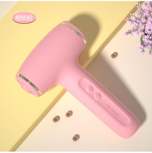 2-In-1 Vibrating Hammer <strong>Electric</strong> <strong>Nipple</strong> Sucker Vibrator Dirce Hair Dryer Sucking Flapping Clit Stimulator Vibrator for Women