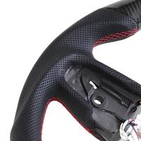 Volant de direction en fibre de carbone véritable avec affichage LED de la vitesse et du régime moteur, nouvelle mode, pour Dodge RAM 1500 2500 3500 4500 5500 2018-2024