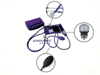 Kit de sphygmomanomètre anéroïde avec stéthoscope Rappaport, différentes couleurs au choix, normes CE et ISO