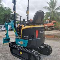 Mini-excavatrice U008 pour moteur, système à double chenille |   Portée maximale de 3120 mm |   2775 mm de hauteur |   Zéro oscillation de la queue