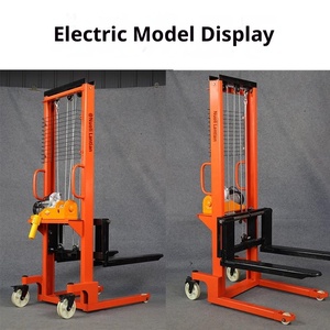 1 Ton 1,6 M Carretilla elevadora Apilador manual hidráulico Carretillas elevadoras Apilador de paletas manuales - Product Image 5