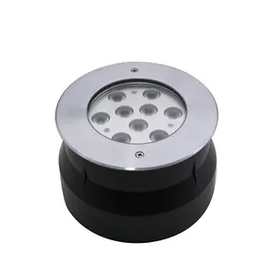 Outdoor inground spotlight waterproof ip65 deck light housing stainless steel rgb recessed ground lamp led underground light