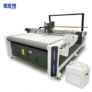 Máquina de corte oscilante avanzada REMEYA para cartón ondulado de pared simple E Flute de 45 mm con hendido y ranurado para producción de cajas - Product Image 1