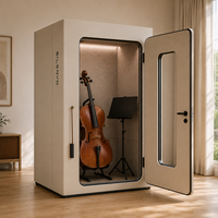 Cabine insonorisée pour la musique, cabine d'enregistrement vocal, salle acoustique modulaire pour le chant et la pratique des instruments
