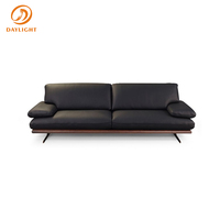 Ensemble de canapés en cuir de luxe pour salon, mobilier de maison design moderne de haute qualité